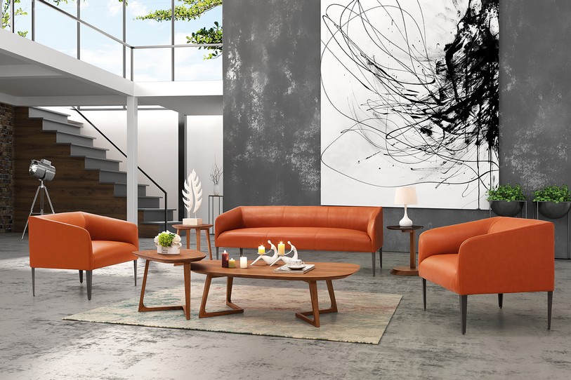 Bronte 3 Seater Sofa for Stylish Reception Area