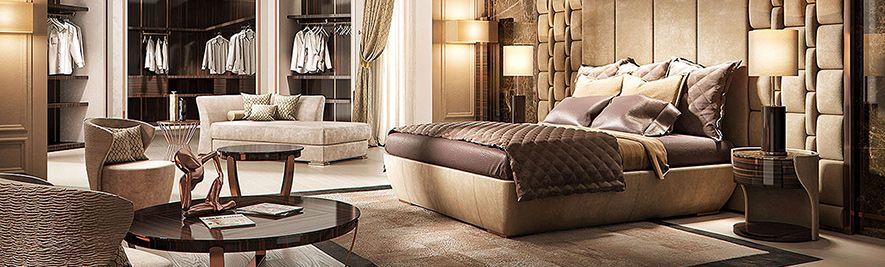Italian Leather Bed at IDUS Furniture Store
