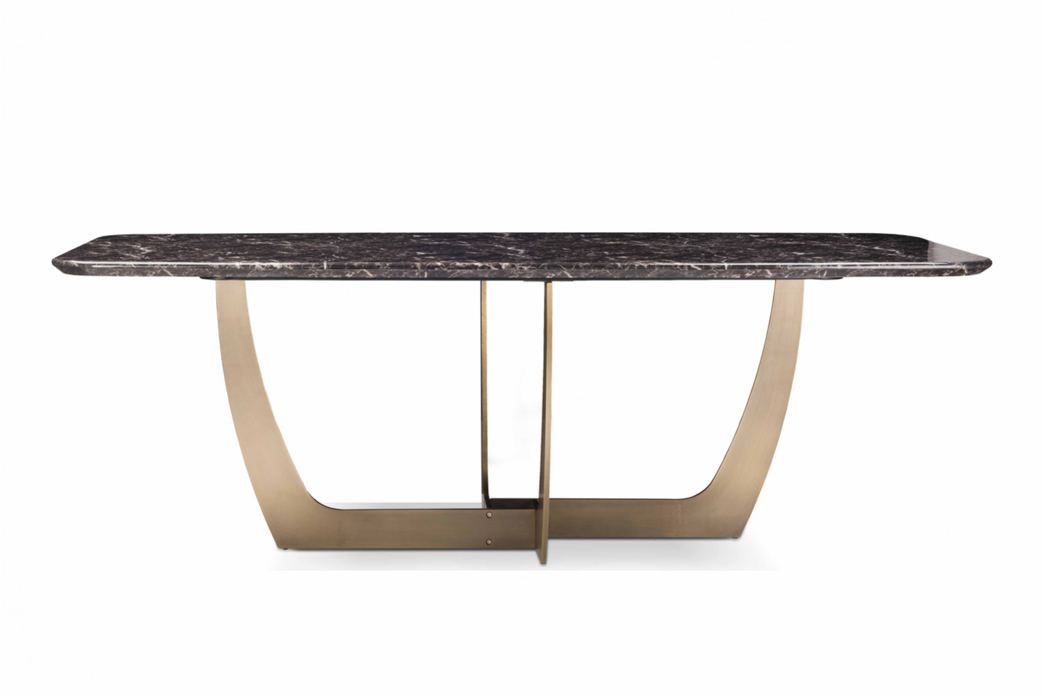 Elvis Marble Dining Table, Marble Top Dining Table Metal Base | IDUS