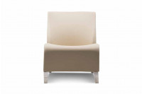 Coral Leatherette Chair 