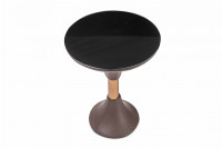 Clepsydra Leather Side Table 