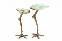 Ostrich Leg Agate Side Table